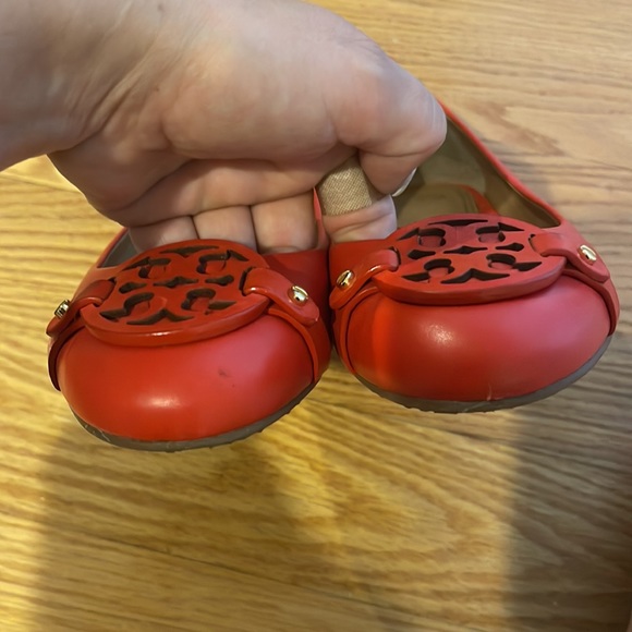 TORY BURCH RED SHOES FLATS 8.5 - Picture 8 of 8